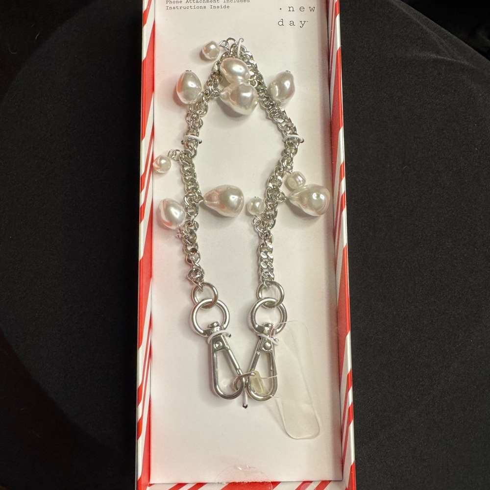 A New Day Silver Chain Bracelet with Pearls